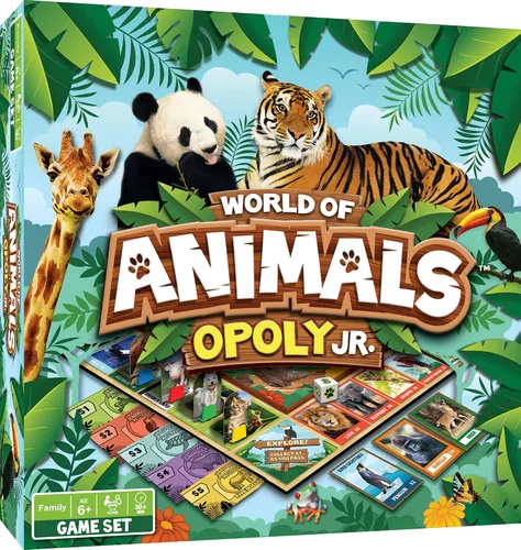 Vista 5 de MasterPieces Juegos de mesa para niños y familias - Old MacDonald's Farm Opoly Jr. - Juegos de mesa con licencia oficial para niños y familia