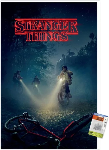 Vista 8 de Netflix Stranger Things - Póster de pared para bicicletas con pasadores