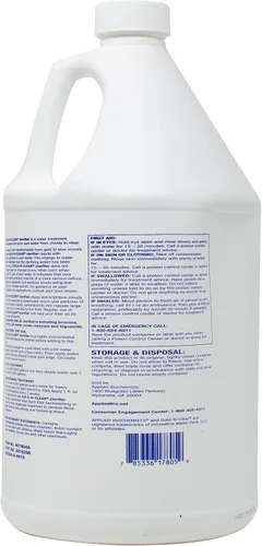 Vista 2 de Applied Biochemists Pool 407804A Gold-N-Clear - Clarificador de agua para piscina, 1 galón