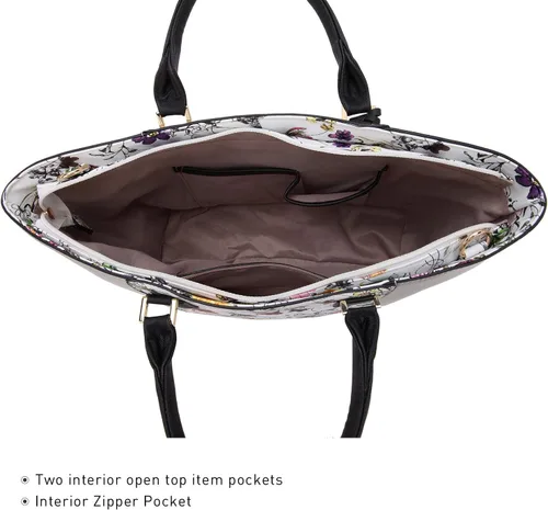 Vista 36 de Dasein Satchel Purse Handbag for Women Large Shoulder Work Tote Bag With Matching Wallet