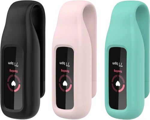 Vista 10 de FitTurn Clip para Fitbit Luxe Funda de repuesto de silicona suave Accesorios para estuche de clip Luxe (5 unidades)