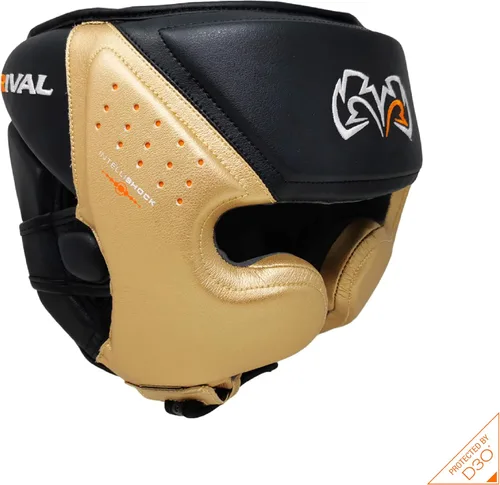 Vista 4 de RIVAL Boxeo RHG10 Intelli-Shock Headgear, D3O acolchado frontal y lateral, ajuste de gancho y bucle trasero con encaje en la parte superior