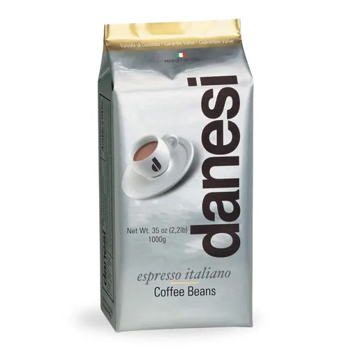 Vista 14 de Danesi Caffe - Granos de café enteros italianos, granos de café expreso y grano entero de tostado medio, perfectos para máquinas de espresso, prensa