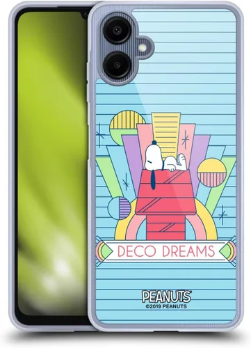 Vista 190 de Head Case Designs Snoopy Deco Dreams - Funda de gel con licencia oficial de Peanuts Blue Pattern [protección de grado militar] compatible con Google