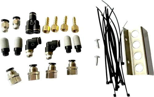 Vista 6 de Kit universal de respiración DIFF de 4 puntos compatible con Toyota Landcruiser Prado Hilux Kluger 4x4