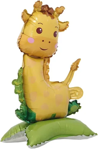 Vista 11 de Selfstand Globos de Papel de Aluminio 3D de Animales Zorro Koala León Elefante Panda Vaca Conejo Dinosaurio Triceratops, Estegosaurio, Pelota