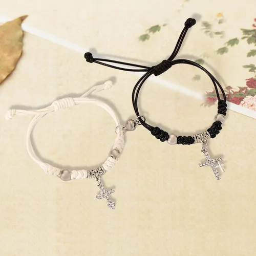 Vista 5 de Comelodiant Matching Bracelets for Best Friends 2PCS Adjustable Couple Ying Yang Bracelets Long Distance Friendship Bracelet Valentines Jewelry Gift