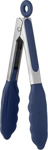 Vista 25 de Pinza de cocina resistente al calor de 600ºF: pinza de cocina de silicona U-Taste de 7 pulgadas con puntas de goma antiadherentes selladas firmes