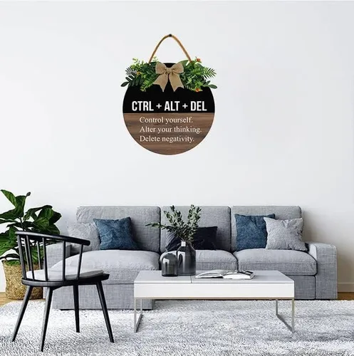 Vista 3 de KPSheng Letrero inspirador motivacional para colgar en la puerta, para negocios en casa, oficina, terapeuta, clínica, tratamiento, salón o uso
