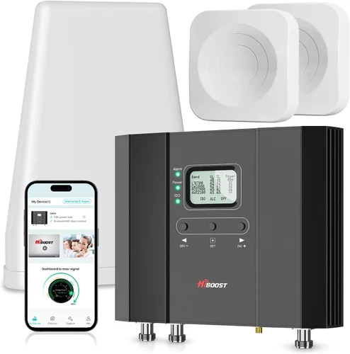Vista 10 de Cubierta de refuerzo de teléfono celular de 6000 pies cuadrados, señal Boost 5G 4G LTE para todos los operadores de EE. UU., amplificador de señal