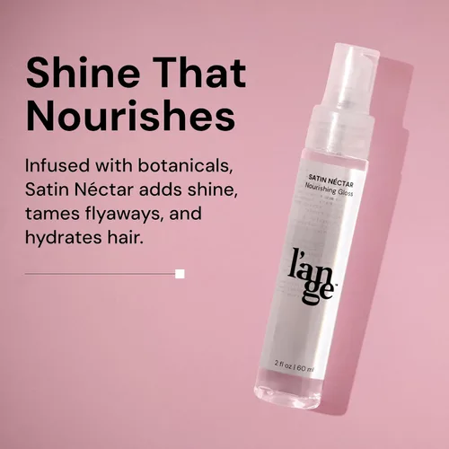 Vista 2 de L'ANGE HAIR Satin Néctar Nourishing Gloss Suero capilar para todo tipo de cabello Suero suavizante con antioxidantes y vitaminas Spray