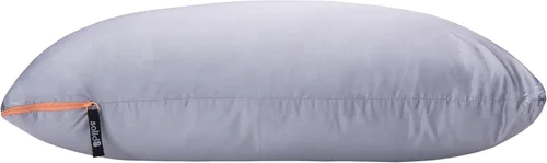 Vista 2 de Graphene King - Almohada alternativa de plumón de densidad extra firme con barrera contra alérgenos, color gris