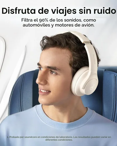 Vista 2 de Soundcore by Anker Q20i Auriculares híbridos con cancelación activa