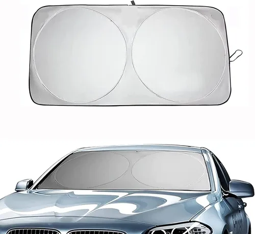 Vista 13 de Car Windshield Sunshade for Honda HR-V 2023 2024 2025, Blocks UV Heat Interior Cool, Foldable Sun Shade Protector for Truck SUV, Universal Front