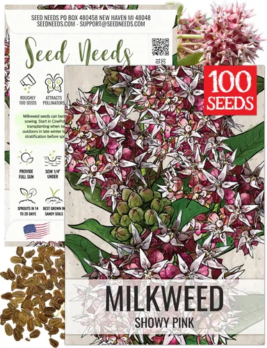 Vista 19 de Seed Needs Semillas de algodoncillo de mariposa naranja para mariposas monarca, 1 paquete