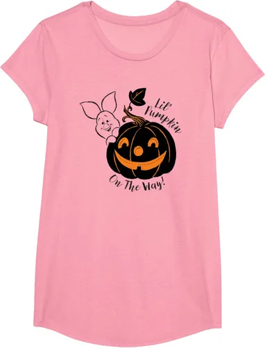 Vista 57 de Disney Camiseta de Halloween Winnie the Pooh Lil' Pumpkin on the Way, Blanco, S
