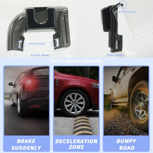 Vista 3 de Soporte magnético para teléfono de automóvil compatible con Volvo XC40 2019-2024, práctico soporte magnético de 360° para montaje en tablero