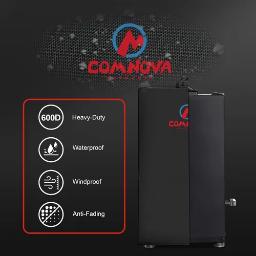Vista 4 de Comnova - Funda para ahumador eléctrico de 30 pulgadas, 600D, fundas para ahumadores para ahumadores Masterbuilt resistente al agua de servicio