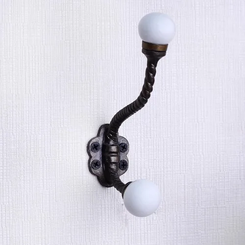 Vista 37 de Indian Shelf Ganchos de pared para colgar abrigos, ganchos de pared bohemios negros Perchero de pared Ganchos para colgar toallas Ganchos