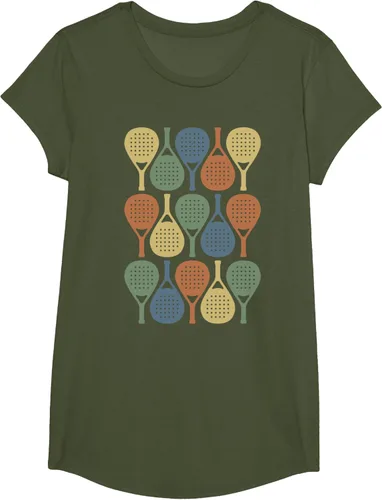 Vista 80 de Vintage Retro Padel Camiseta de Padel Sports Lover