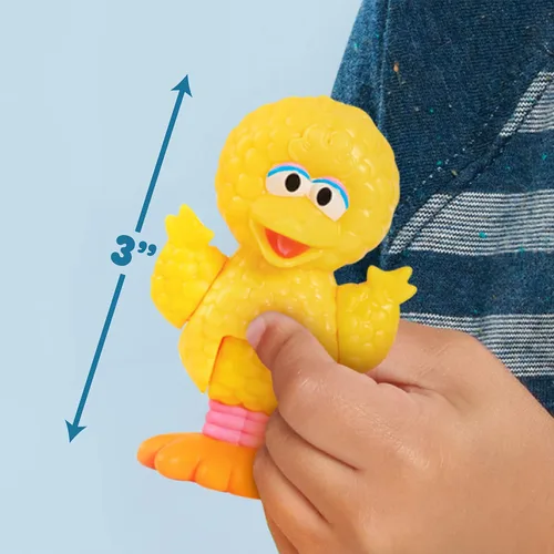 Vista 5 de Just Play Sesame Street Neighborhood Friends - 7 figuras articulables de Plaza Sésamo, juguetes para niños a partir de 2 años