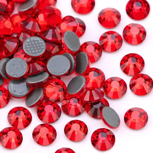 Vista 25 de Jollin Hot Fix - Diamantes de imitación de cristal con parte trasera plana, gemas de diamantes de imitación de 0.079 pulgadas