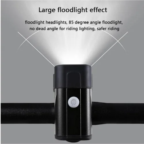 Vista 9 de 1 unid luces delanteras bicicleta recargable USB bicicleta Led luz trasera ciclo luces para montaña carretera bicicleta
