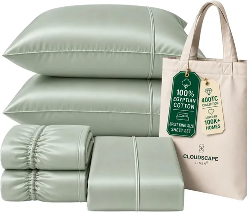 Vista 55 de CLOUDSCAPE LINEN Sábanas de cama individuales de lujo 100% algodón egipcio 01. blanco
