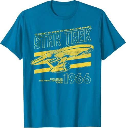 Vista 8 de Star Trek: The Original Series Enterprise '66 Collegiate Camiseta Negro