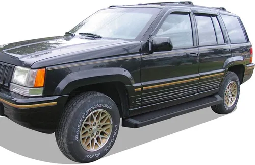 Vista 6 de APS Estribos (barras nerf barras de escalón lateral) compatibles con Jeep Grand Cherokee 1994-1998 Laredo solamente