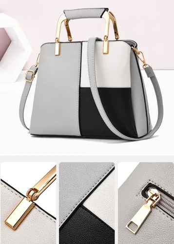 Vista 7 de JHVYF Bolso cruzado con asa superior para mujer, estilo clásico, estilo casual