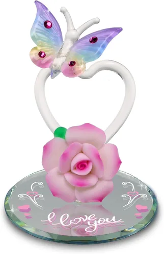 Vista 8 de Glass Baron Figura de cristal de colibrí azul, 2.25 pulgadas de alto
