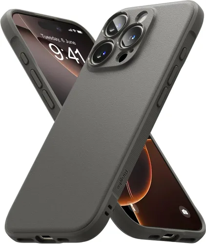 Vista 34 de Ringke Onyx - Funda para iPhone 15 Case, [Se Siente Bien en la Mano] resistente al aceite y a la suciedad, cubiertas individuales para lentes