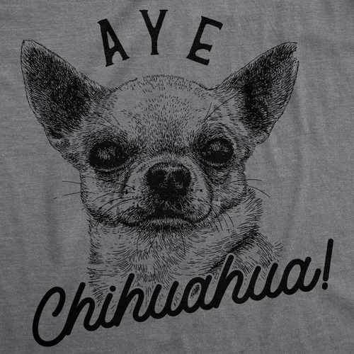 Vista 2 de Camiseta divertida para mujer, diseño de Aye Chihuahua
