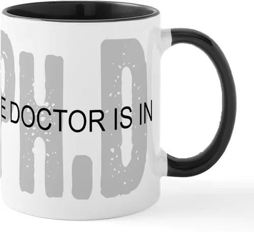 Vista 29 de CafePress Knitting Phd (Projects Half D Mug 11 oz (11.0 fl oz) Taza de café de cerámica