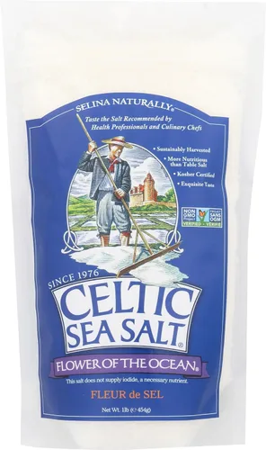 Vista 9 de Celtic Sea Salt Bolsa, Flor del Océano, 8 onzas
