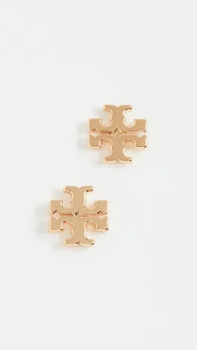 Vista 2 de Tory Burch Pendientes de tuerca con logotipo para mujer Metal No aplicable
