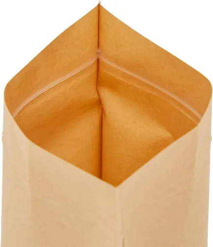 Vista 5 de Bolsas de pie de papel Kraft, bolsas sellables para ventana transparente para embalaje (7 x 10 pulgadas, 120 unidades) – Bolsas de pie sellables
