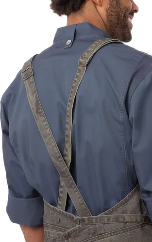 Vista 4 de Chef Works Denver Chefs - Delantal con espalda cruzada para hombre