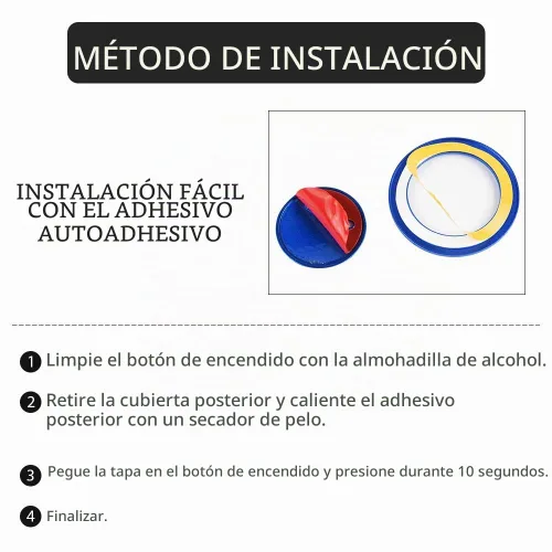 Vista 7 de CARFIB Calcomanías de botón de encendido para Chevrolet Chevy Equinox Malibu Sonic Traverse Trax, accesorios de arranque y parada, tapas de piezas