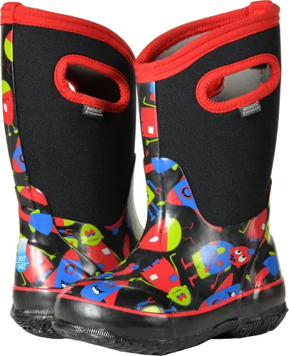 Vista 28 de BOGS Botas de nieve unisex de neopreno con aislamiento de goma de alta impermeabilidad para niños Negro