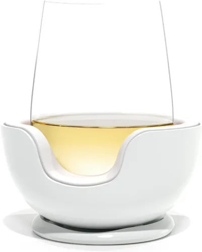Vista 10 de VoChill Enfriador de copas de vino sin tallo Mantén el frío en tu copa Fabricado en Estados Unidos El original Recongelable Chill Cradle™