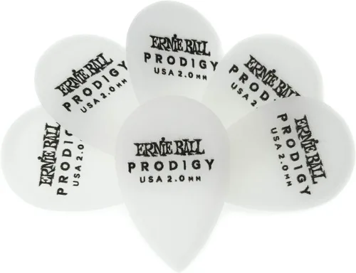 Vista 9 de Ernie Ball Prodigy Púas para guitarra, escudo grande, negro 1.5mm, paquete de 6 (P09332)