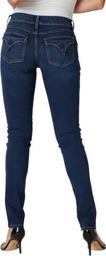 Vista 4 de HUDSON Jeans ajustados de tiro medio para mujer, con bolsillos traseros con solapa