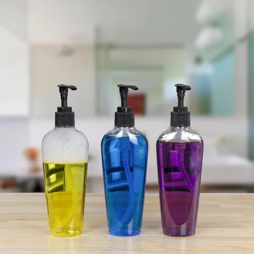 Vista 8 de Cornucopia Brands Botellas de loción de plástico transparente de 8 onzas con dispensadores de bomba (paquete de 8) recipientes vacíos para loción