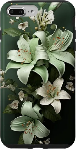 Vista 12 de Funda para iPhone 12 mini Sage green Wildflower Aesthetic Flower