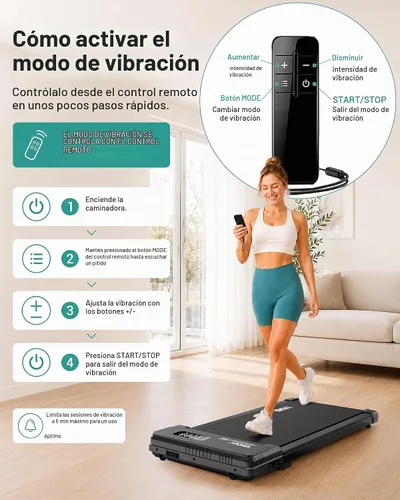 Vista 3 de Almohadilla para caminar con placas de vibración - Almohadilla para caminar Black6