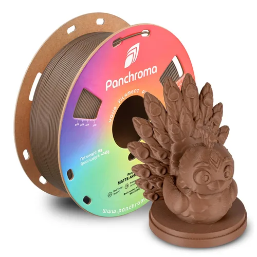 Vista 98 de Polymaker Panchroma - Filamento PLA mate de 0.07 in, 2.2 lbs, madera de Madera mate de doble degradado