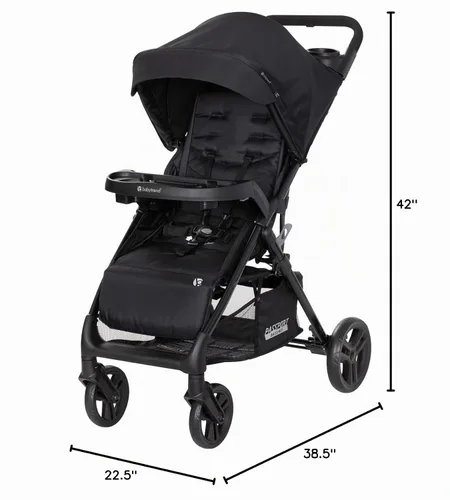 Vista 13 de Cochecito de Pasaporte® de Baby Trend, Ultra Negro