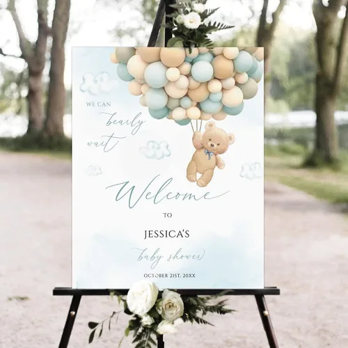 Vista 5 de Baby Shower Signs, Baby Shower Welcome Sign, Girl Woodland Baby Shower Welcome Sign, Pink Floral Woodland Baby Shower Welcome Sign, Welcome to Baby